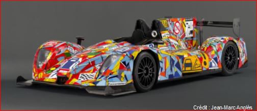 LA ART CAR OAK-RACING EXPOSEE AU 29 EME FESTIVAL INTERNATIONAL AUTOMOBILE 1 arcart2