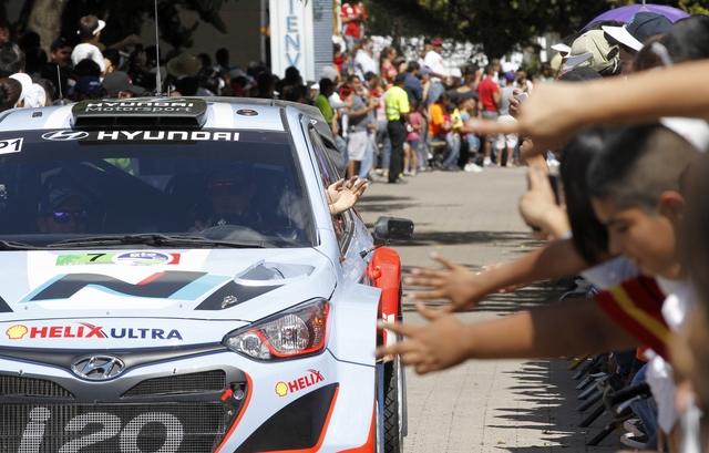 Rallye du Mexique: Double dans les points et premier podium pour le Hyundai Shell World Rally Team 2 Rallye du Mexique 2014 (12)