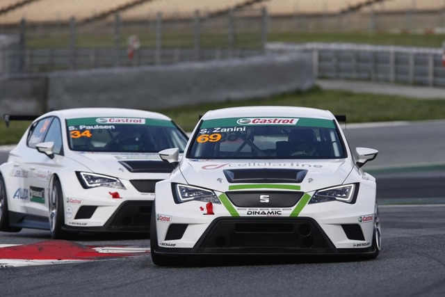Les teams clients reçoivent et testent la SEAT Leon Cup Racer 3 LeonEurocupBarcelonaStefanoZanini69