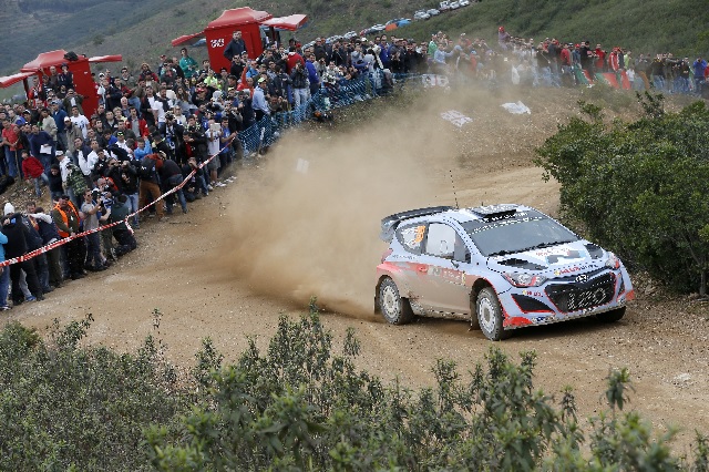 De nombreux aspects positifs pour le Hyundai Shell World Rally Team lors du Rallye du Portugal THIERRY NEUVILLE 2 PORTUGAL