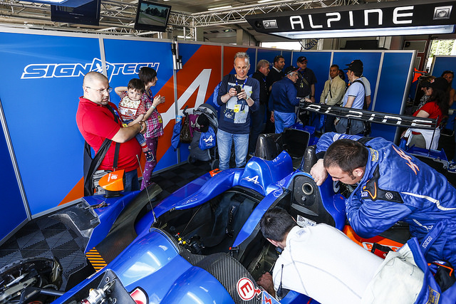 24 heures du Mans 2014 journée test: ALPINE AU MANS, SAISON 2 3 Signatech Alpine (5)