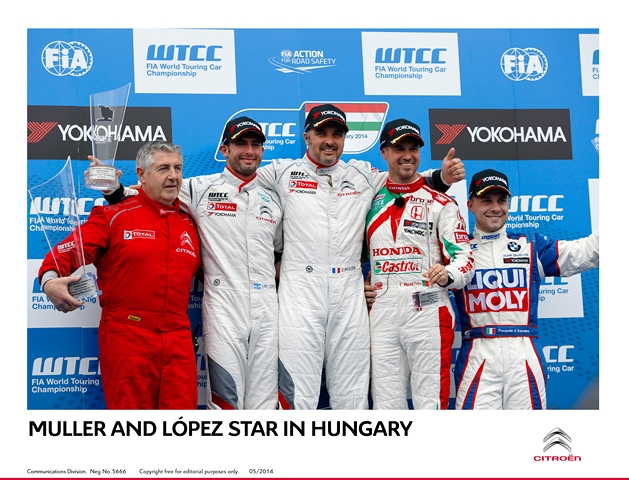 WTCC Muller et Lopez "star en Hongrie" 2 WTCC Hongrie (1)