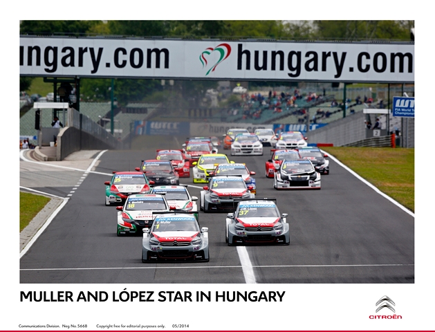 WTCC Muller et Lopez "star en Hongrie" 3 WTCC Hongrie (3)
