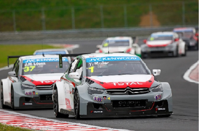 WTCC Muller et Lopez "star en Hongrie" 3 WTCC Hongrie intro