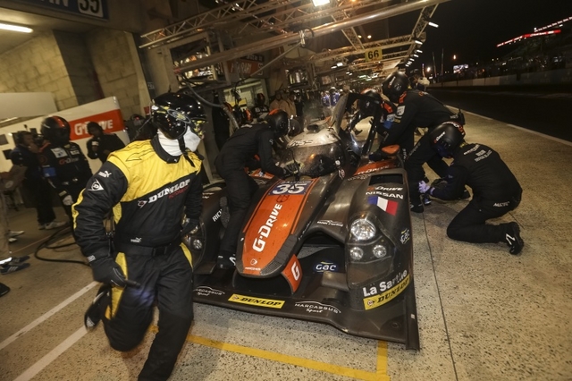 24 Heures du Mans : Premier podium au Mans pour la Ligier JS P2! 5 Ligier Nissan LMP2 stand