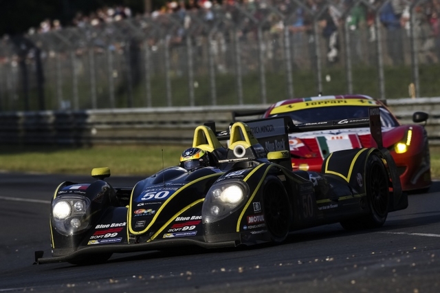 24 Heures du Mans : Premier podium au Mans pour la Ligier JS P2! 6 Morgan Judd l arbre competion