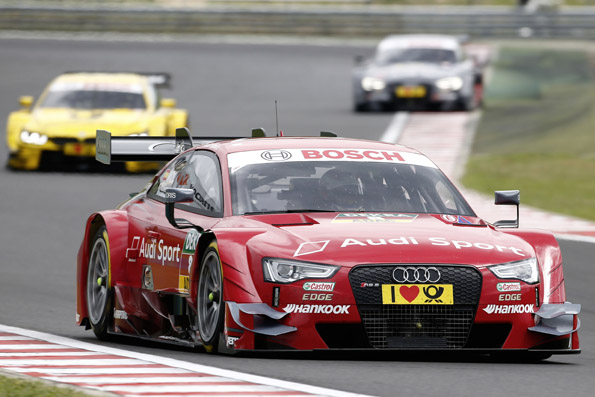 Miguel Molina glaenzt fuer Audi in Ungarn