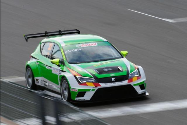 Jordi Oriola on the Spa-Francorchamps