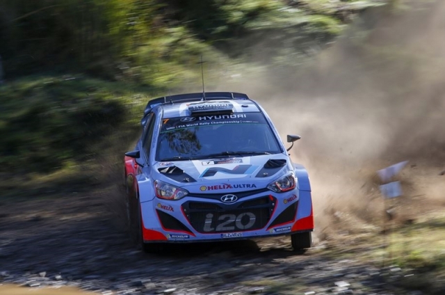Hyundai Shell World Rally Team décroche une sixieme place pour ses debuts au Rallye d Australie 5 Thierry_Neuville_Rally_Australia_i20WRC_3