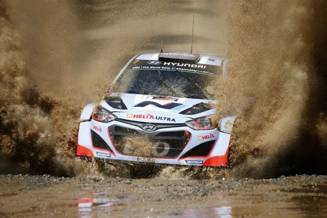 Hyundai Shell World Rally Team décroche une sixieme place pour ses debuts au Rallye d Australie 2 Thierry_Neuville_Rally_Australia_i20WRC_6