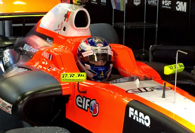 Aurelien Panis en Formula Renault 3.5 Series en 2015 avec Tech1 Racing 2 A_Panis - Essais FR3_5