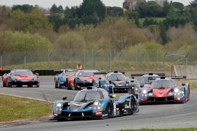 Start race 2 during the 2016 GT Tour circuit french championship, from March 25 to 28 at Nogaro, France - Photo Francois Flamand / DPPI