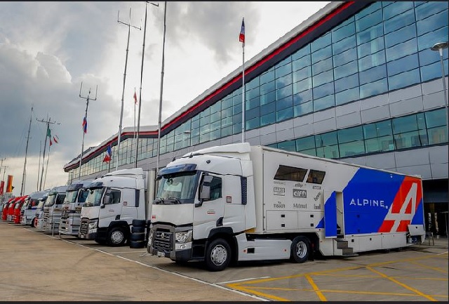 Camion Logistique Alpine
