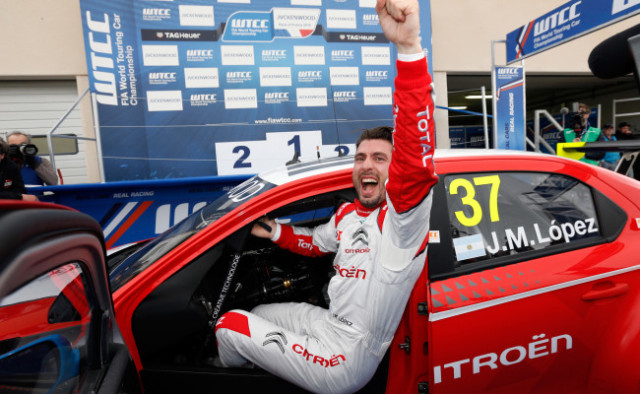 UNE VICTOIRE QUI PÈSE LOURD POUR CITROËN 2 FIA WORLD TOURING CAR CHAMPIONSHIP 2016 - FRANCE - LE CASTELLET - CIRCUIT PAUL RICARD - WTCC - 01/04/2016 TO 03/04/2016 - PHOTO : @World 37-JOS MARIA LOPEZ - CITROEN TOTAL WTCC