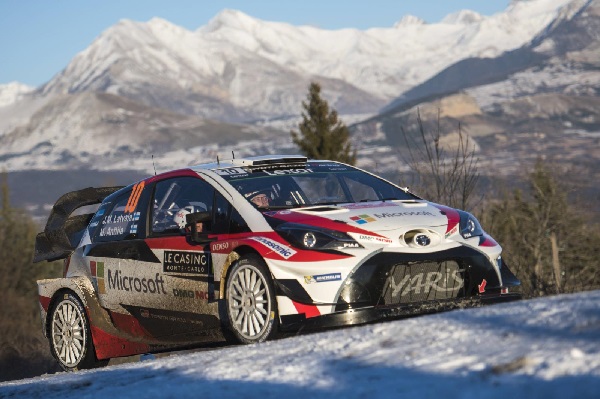 WRC 85 ème RALLYE DE MONTE CARLO 2 Jari Matti20Latvala20in20the20new20Toyota20Yaris20WRC20on20the20Monte20Carlo20Rally20Shakedown