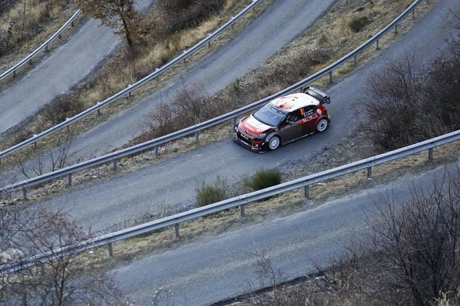 85 ème RALLYE DE MONTE-CARLO : JOUR 4 5 Monte Carlo 2017 Jour 4 Photo Citroen Racing Media 4