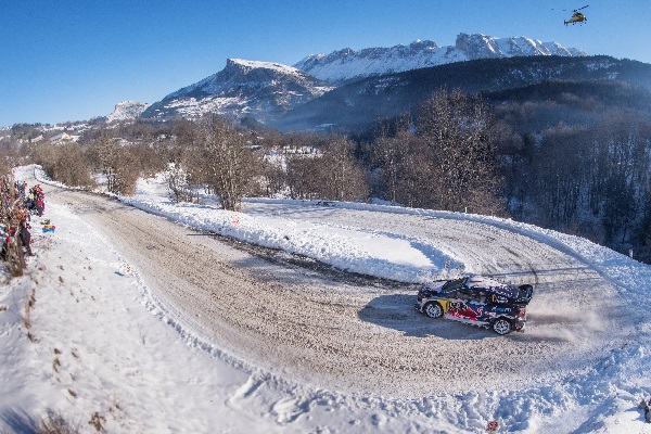 WRC 85 ème RALLYE DE MONTE CARLO 3 Sébastien Ogier en route to Monte Carlo Rally victory