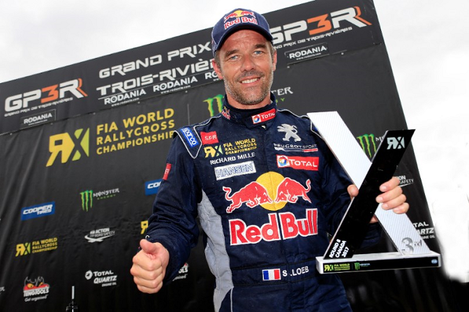 RALLYCROSS DE TROIS-RIVIERES (CANADA) 13 Sebastien Loeb Canada podium