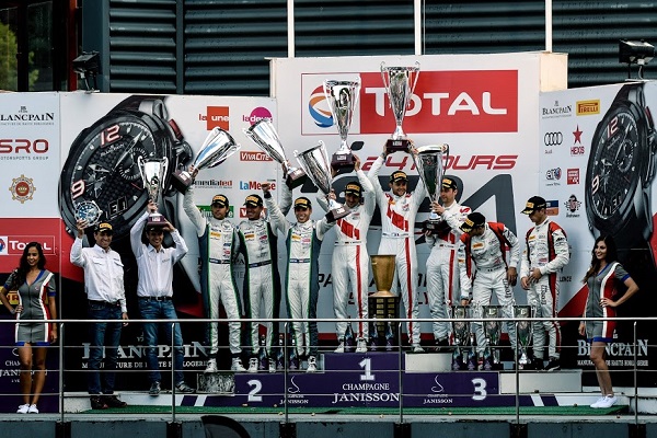 BLANCPAIN GT SERIES : LES 24 HEURES DE SPA 3 Vincent Abril 24 H de Spa 2017 2