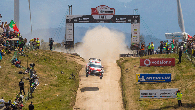 WRC: la Citroen C3 R5 , décroche son "permis" terre 3 WRC Portugal Speciale Fafe