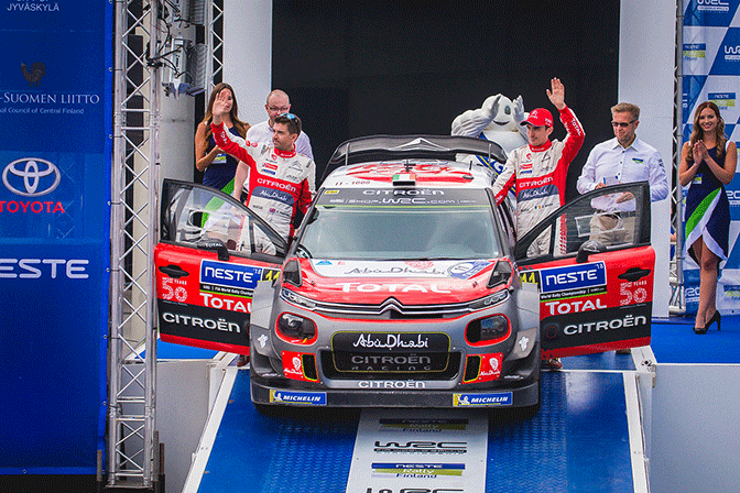 WRC : Rallye de Finlande étape: 3 OTT TANACK triomphe 1 Rallye de Finlande 2018 finale couv