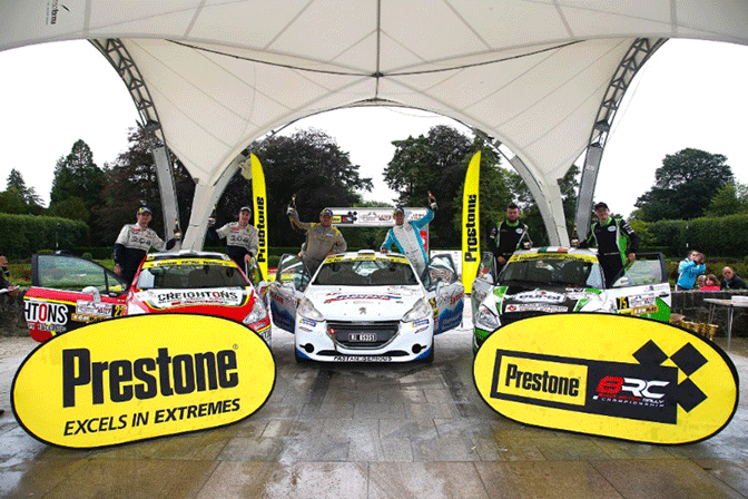 BRC Prestone Rally: Ulster rally 1 Le Podium couv