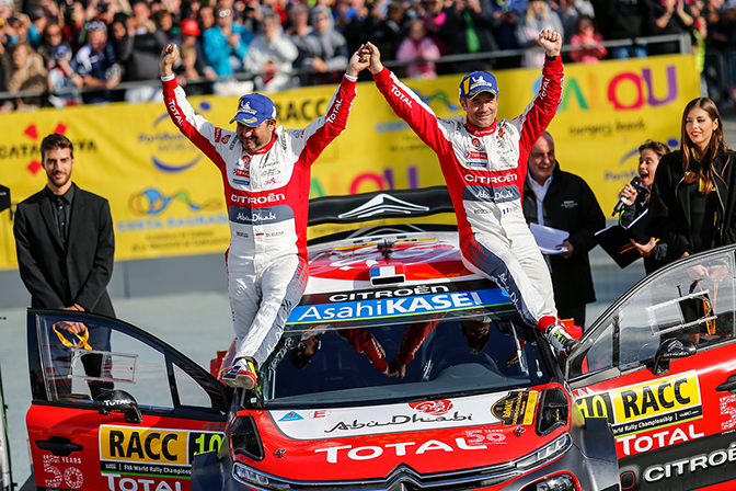WRC Rallye de Catalogne Loeb s'impose 3 Sebastien Loeb simposecov