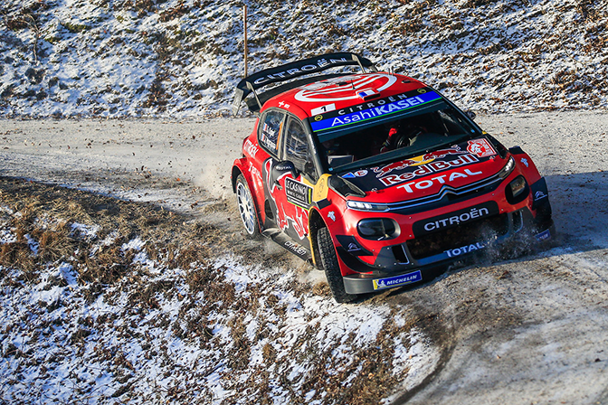 MONTE-CARLO: OGIER/INGRASSIA MAITRISE 7 Monte Carlo 2019 etape 3 cov