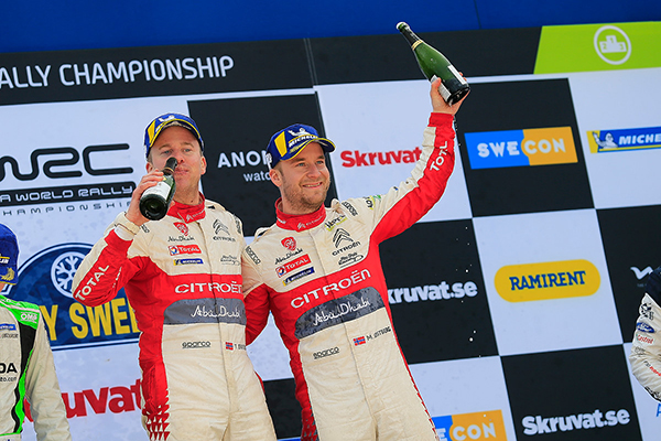 OTT TANACK REMPORTE LE RALLYE DE SUEDE 2019 2 Rallye de Suede 2019 Podium