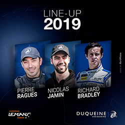 Team Duqueine Line Up 2019 cov