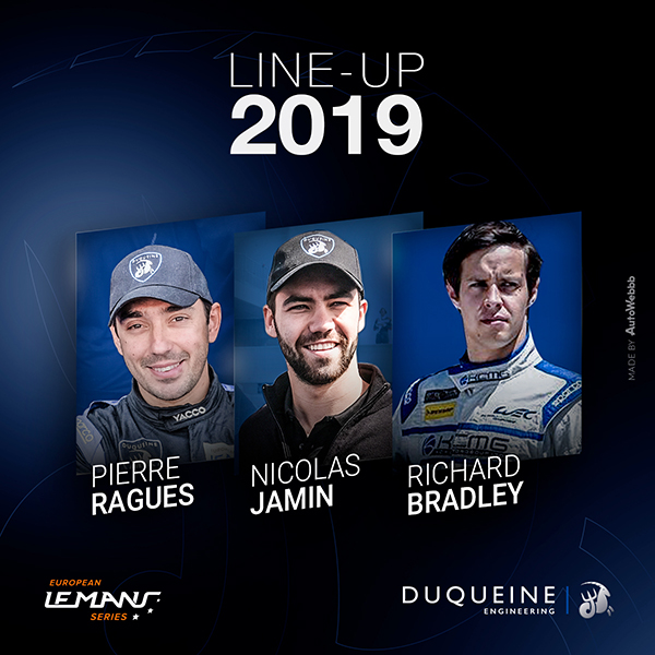 Team Duqueine Line Up 2019jpg