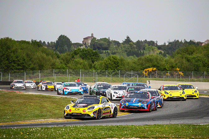 ALPINE ELF EUROPA CUP OUVERTURE DE LA SAISON A NOGARO 4 Alpine Elf Europa Cup Nogaro 2019 4