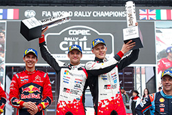RALLYE DU CHILI: VICTOIRE D'OTT TANACK 1 Ott Tanack podium