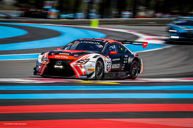 23 Tech 1 Racing Fabien Barthez Bernard Delhez Eric Cayrolle Lexus RCF GT3 Jules Benichou 10