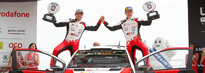 RALLYE DU PORTUGAL: VICTOIRE POUR OTT TANACK 5 wrc podium