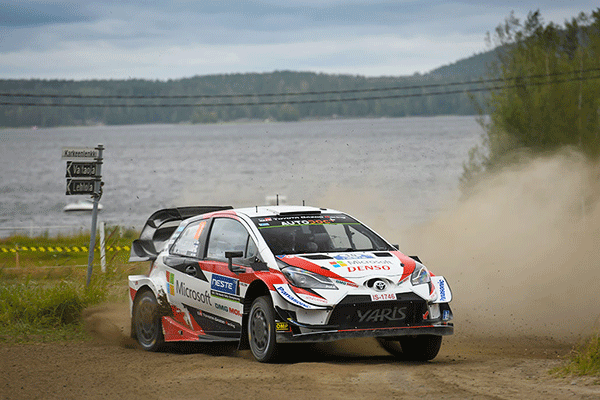 WRC RALLYE DE FINLANDE ETAPE 1 1 Jari Mati Latvala Finlande 1