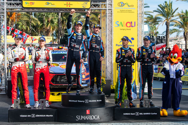 podium de la course