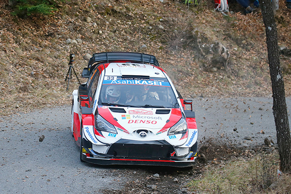 WRC: MONTE-CARLO SHAKEDOWN OGIER MENE LA DANCE 3 Car 33Elfyn Evans Scott Martin