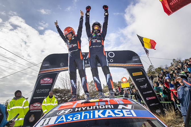 MONTE-CARLO VICTOIRE DE TH. NEUVILLE ET HYUNDAI 4 Thierry Neuville monte carlo 2020