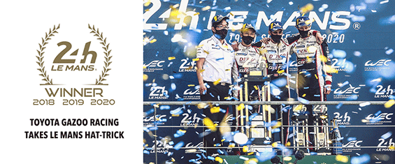 WEC LE MANS 2020 HAT-TRICK POUR TOYOTA GAZOO RACING 5 Hat trick Toyota
