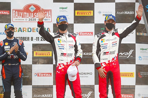 WRC : SORDO (HYUNDAI i20) VAINQUEUR DU RALLYE DE SARDAIGNE 2 Sebastien Ogier Sardaigne
