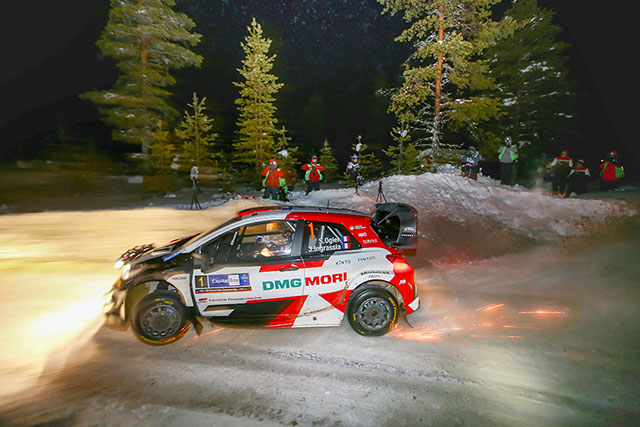 ARCTIC RALLY FINLAND JOUR 1 OTT TANACK VIRE EN TETE 4 Voiture 1 Sebastien Ogier Julien Ingrassia