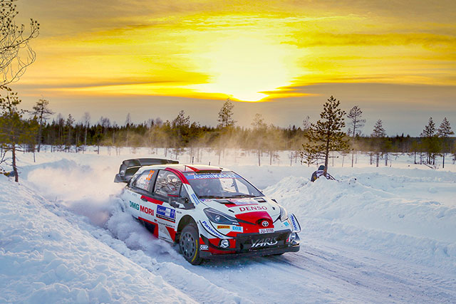 ARCTIC RALLY FINLAND 2021 ETAPE 2 3 Voiture 33 Elfyn Evans Scott Martin 1