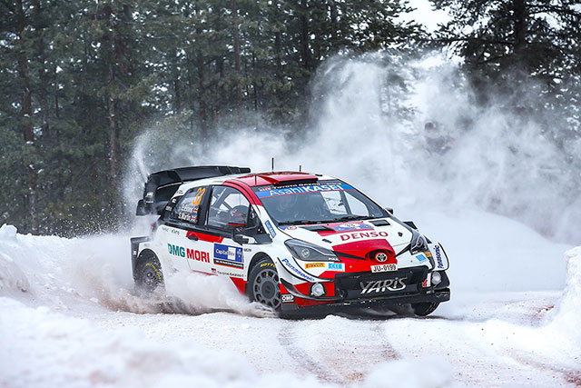 ARCTIC RALLY FINLAND JOUR 1 OTT TANACK VIRE EN TETE 3 Voiture 33 Elfyn Evans Scott Martin