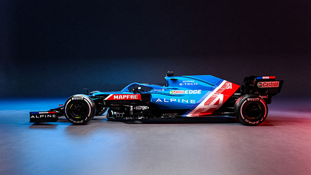 ALPINE F1 TEAM 2021 L'A521 AUX COULEURS HISTORIQUES D'ALPINE 4 Alpine F1 Team Lancement de la saison 2021 1