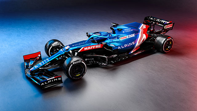 ALPINE F1 TEAM 2021 L'A521 AUX COULEURS HISTORIQUES D'ALPINE 3 Alpine F1 Team Lancement de la saison 2021