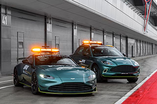 SAFETY CAR :ASTON MARTIN PREND LA POLE POSTION! 1 Aston Martin VantageDBXOfficial Safety and Medical cars of Formula One03