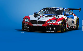 LA BMW M6 GT3 DU TEAM BOUTSEN AUX COULEURS DE MICHEL VAILLANT 1 BMW GT3 aux couleurs de Michel Vaillant