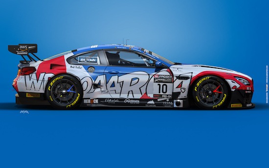 LA BMW M6 GT3 DU TEAM BOUTSEN AUX COULEURS DE MICHEL VAILLANT 2 BMW GT 3 Boutsen Ginion Racing Michel Vaillant