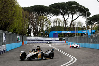 FORMULE-E ROME COURSE 2 DES POINTS PRECIEUX POUR DS AUTOMOBILE 1 E prix de Rome course 2